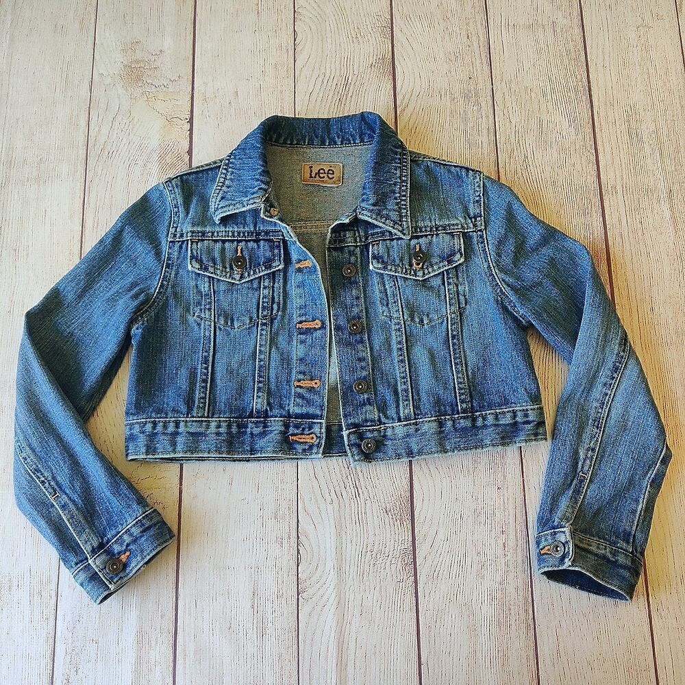Vintage girl's Lee cropped denim jacket